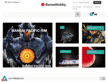 Tablet Screenshot of banzaihobby.com